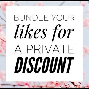 If you’re interested in any items, Bundle away!